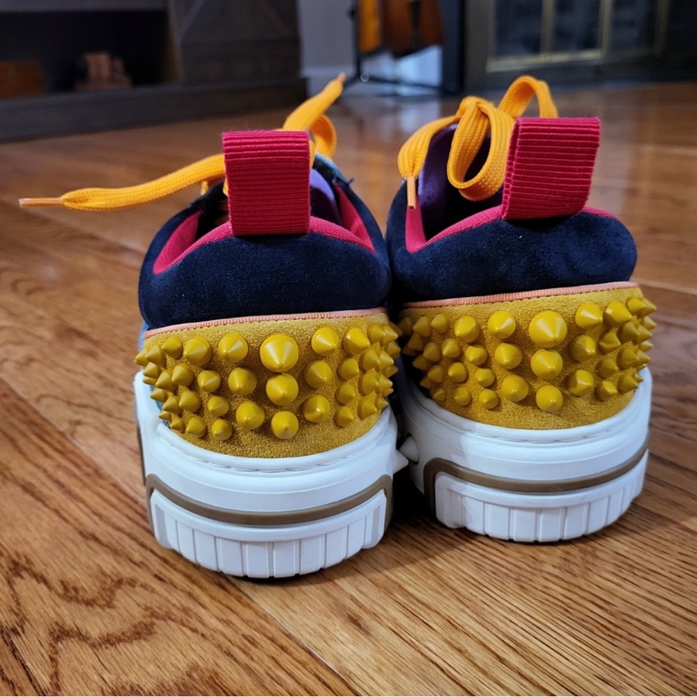 Christian Louboutin Multicolor Sneakers with Red Soles - Picture 7 of 10